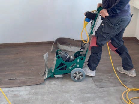 Böden richtig entfernen - mit den Bodenstripper von Contec. - PFT-Profi.de