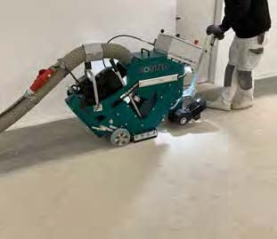 Kugelstrahlmaschine für Beton oder Asphalt Mietmaschine (Modul 300) - 50 - 100 qm pro Stunde.