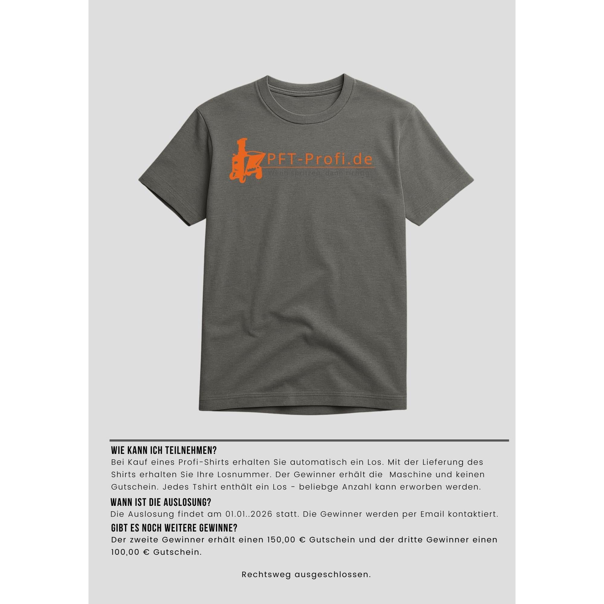 PFT-Profi.de / T-Shirt - Sichere dir die Chance auf deine PFT G4 Smart.
