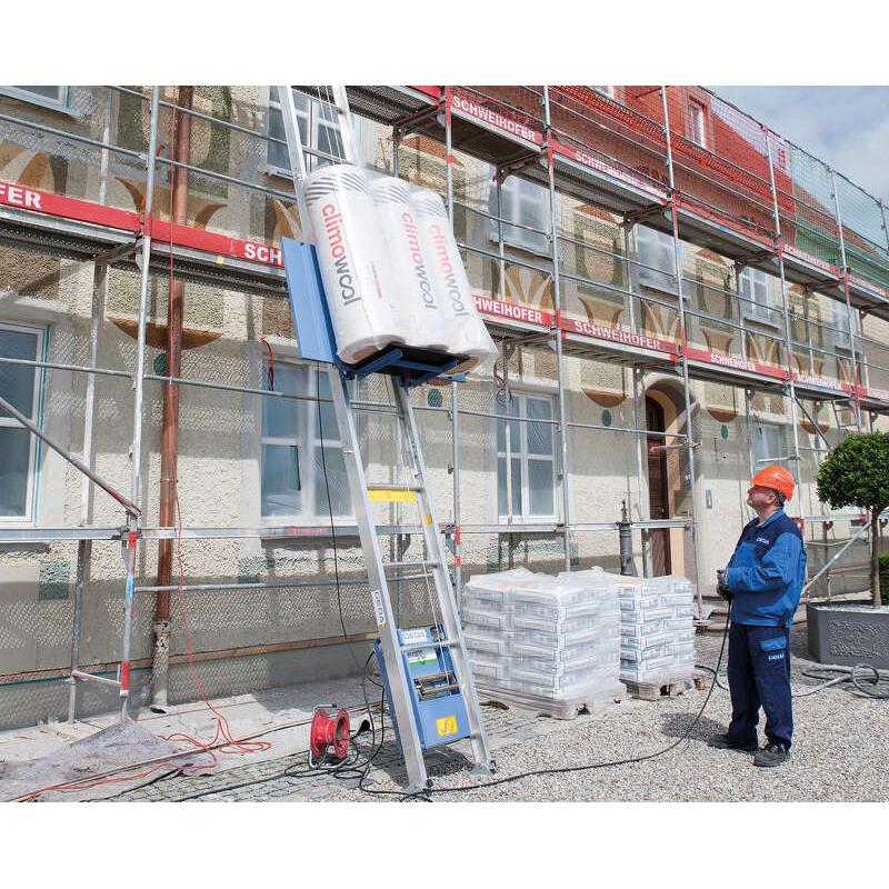 Geda Fixlift 250 - Der Schrägaufzug für Dachdecker und Handwerker - PFT - Profi Verputzmaschinen kaufen