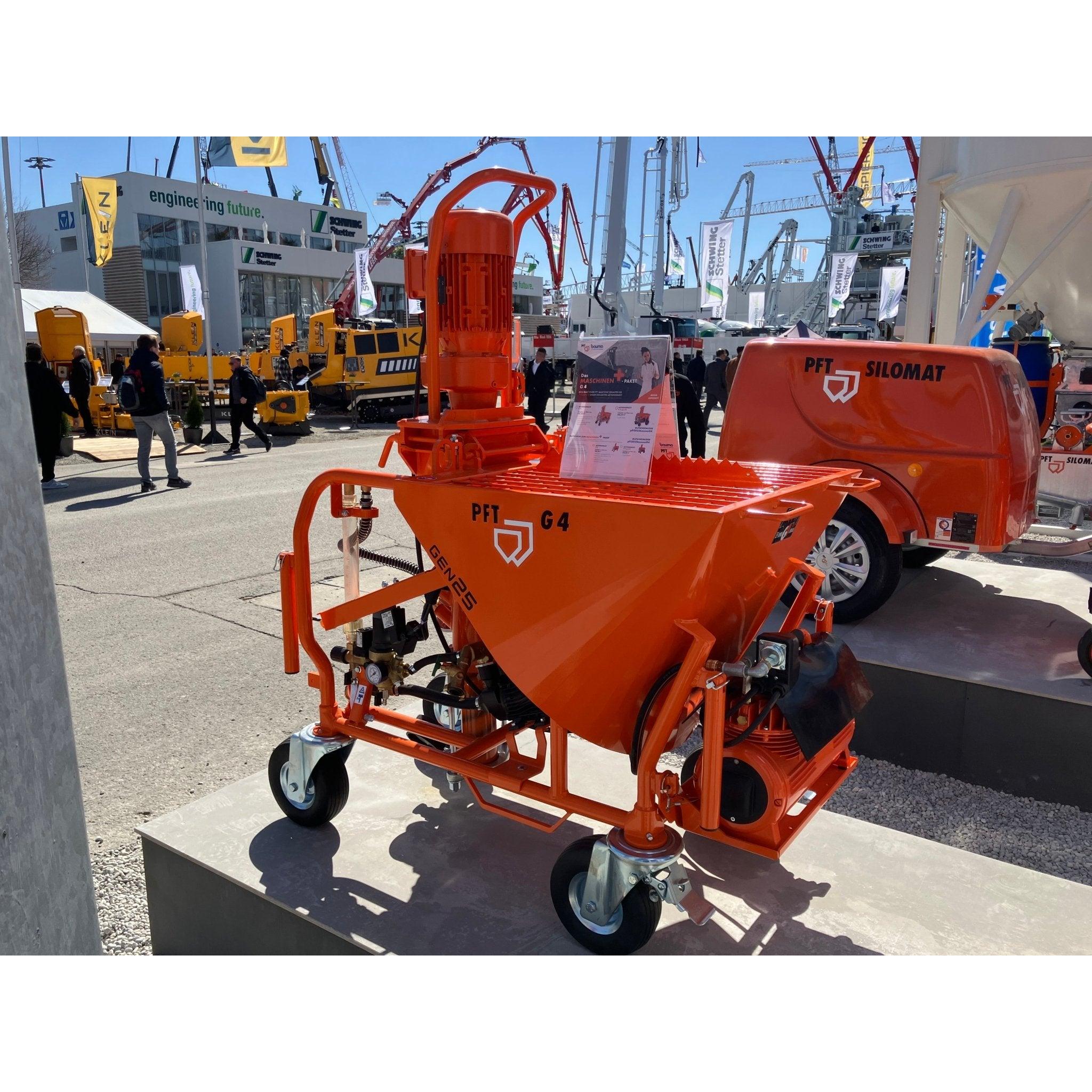 PFT G4 Plaster RP - 400 V, 3 Ph. 50 Hz. mit Wasserpumpe - PFT - Profi.de