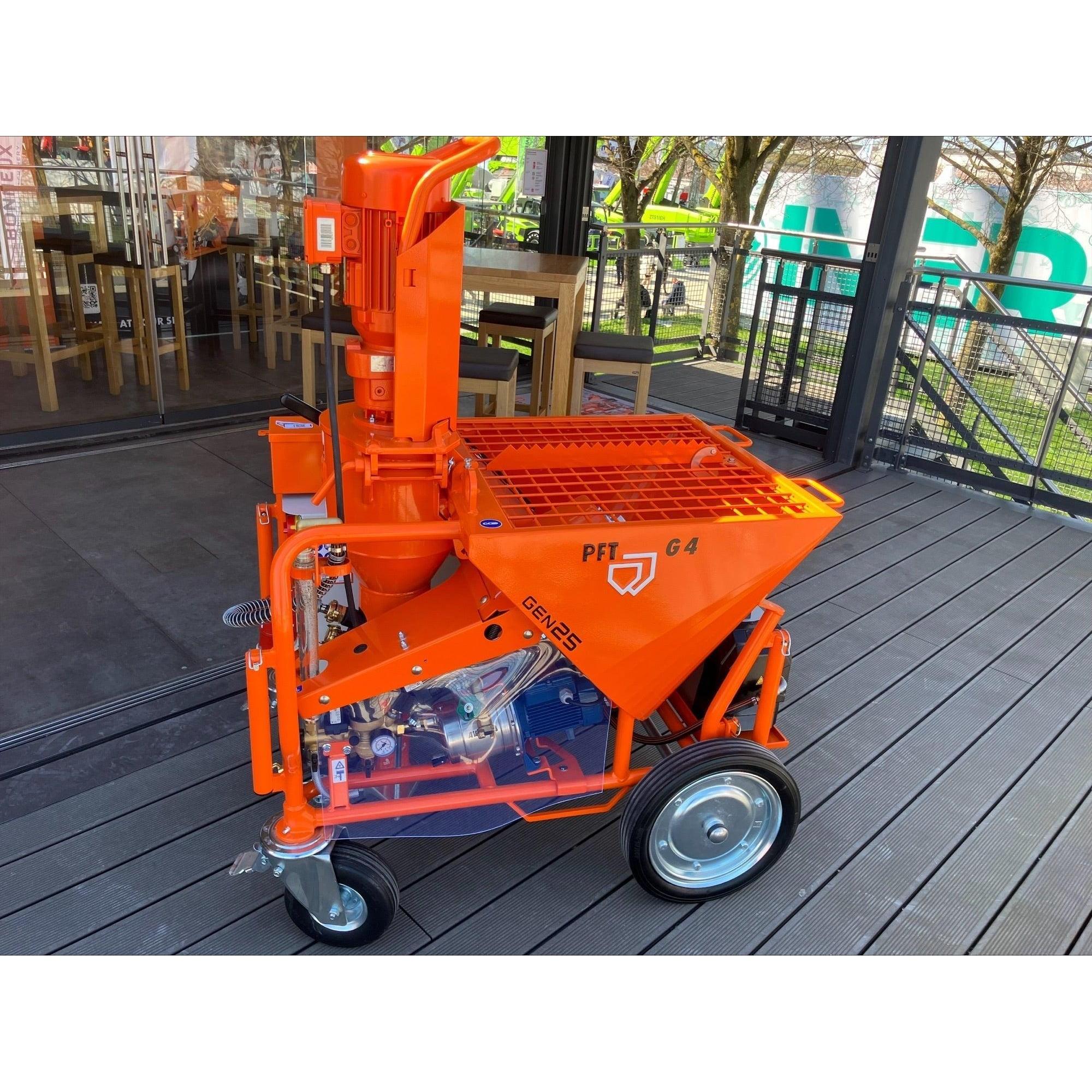 PFT G4 Screed80 SRP - mit Füllstandssonde, Gummi - Mischrohr. Druckerhöhungspumpe - PFT - Profi.de