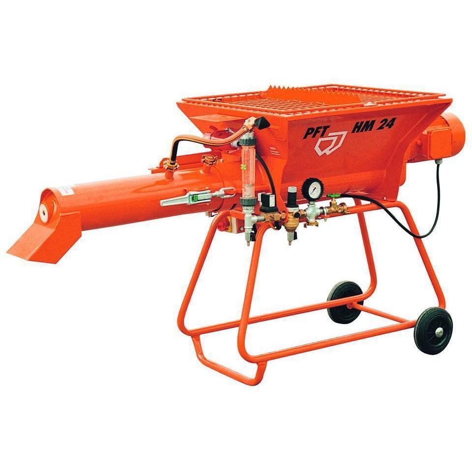 PFT HM 24, 400 V, 3 Ph, 50 Hz, 5,5 kW mit Druckerhöhungspumpe AVO 500