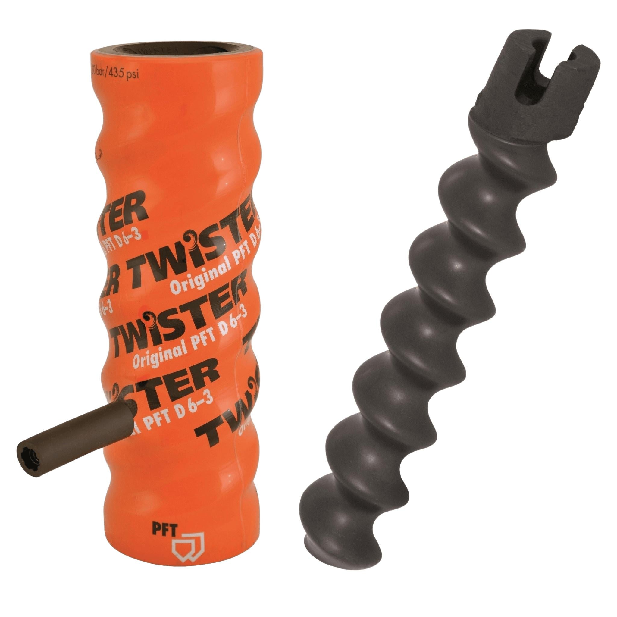 PFT Stator und Rotor Set TWISTER D 6 - 3 PIN, rechtsdrehend - PFT - Profi.de