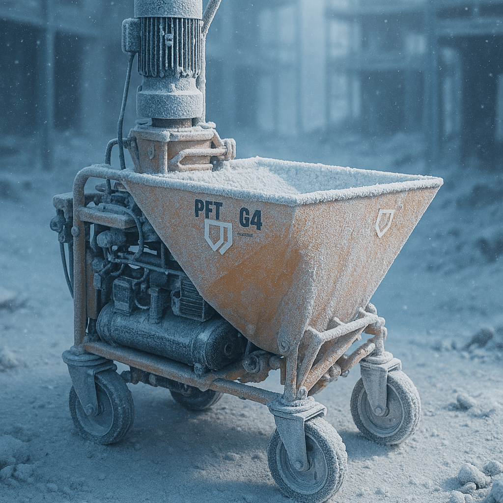 Mit diesen Tipps bringst du deine PFT G4 sicher durch den Winter. - PFT-Profi.de