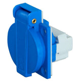 PFT Schuko-Anbausteckdose 16A blau