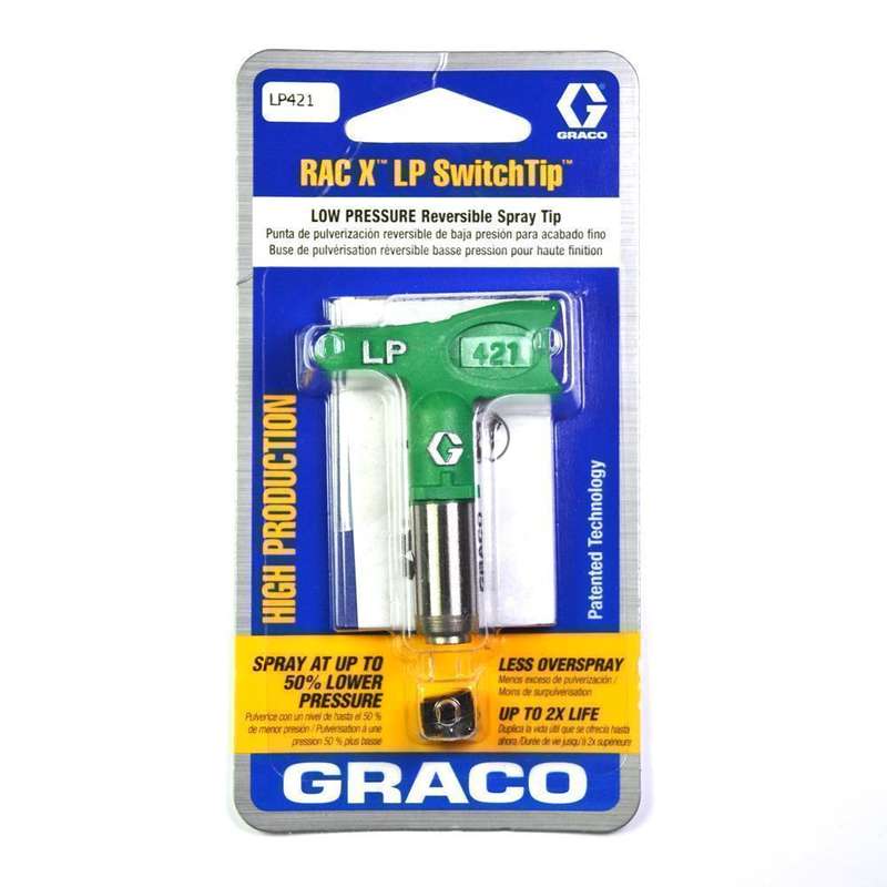 Graco-LP415-Graco RAC X Niederdruckdüse - LP4XX - 20cm Spritzbreite 40°-RAC X Düse - Grün-EAN -PFT-profi.de