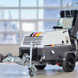 BMS alpha CR Estrichmaschine mit Beschicker und Schrapper