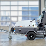 BMS alpha CR Estrichmaschine mit Beschicker und Schrapper