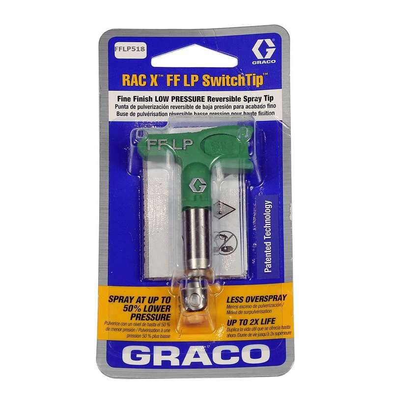 Graco RAC X FineFinish Niederdruckdüse - FFLP1XX - 5cm Spritzbreite 10° - PFT - Profi Verputzmaschinen kaufen