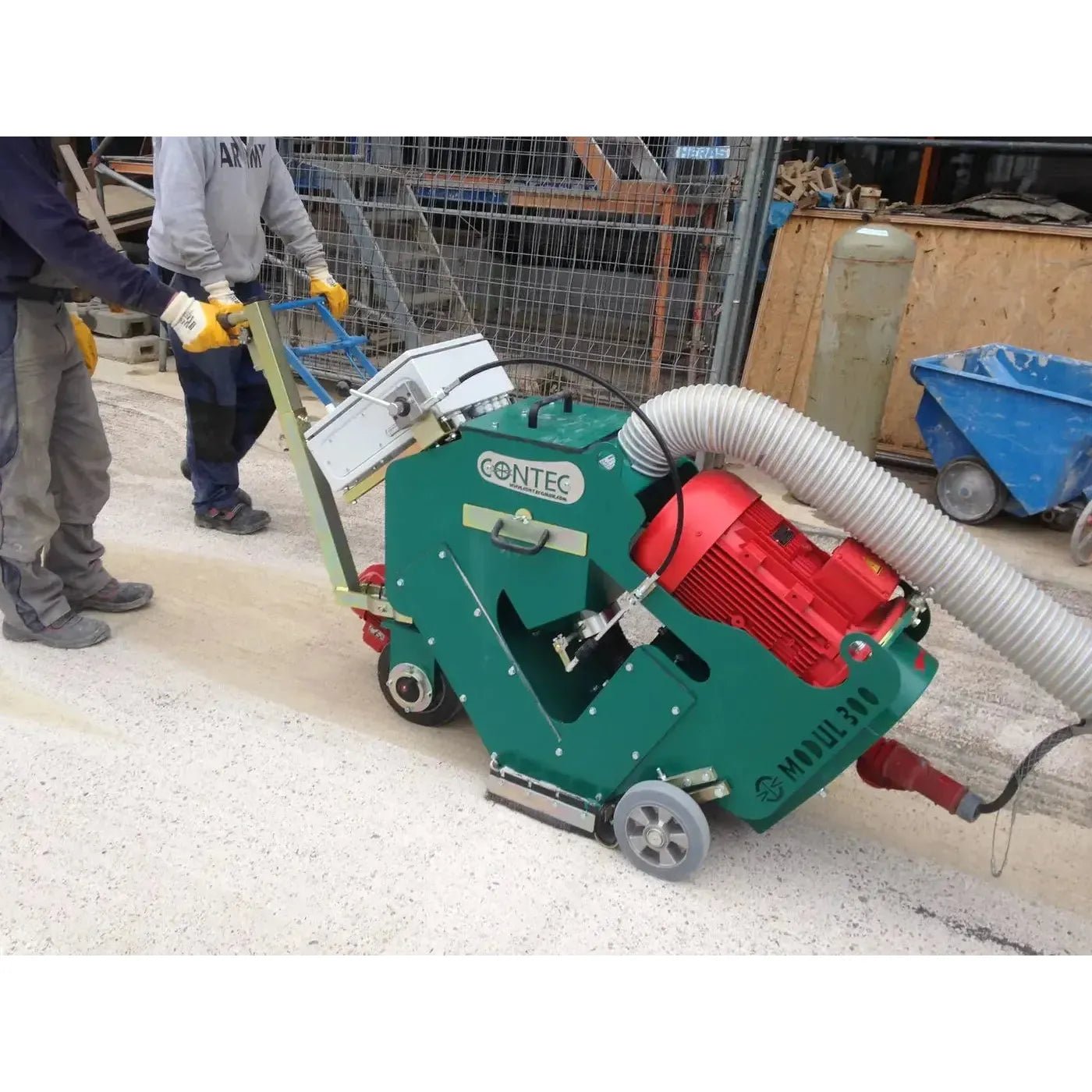 Kugelstrahlmaschine für Beton oder Asphalt Mietmaschine (Modul 300) - 50 - 100 qm pro Stunde. - PFT - Profi.de