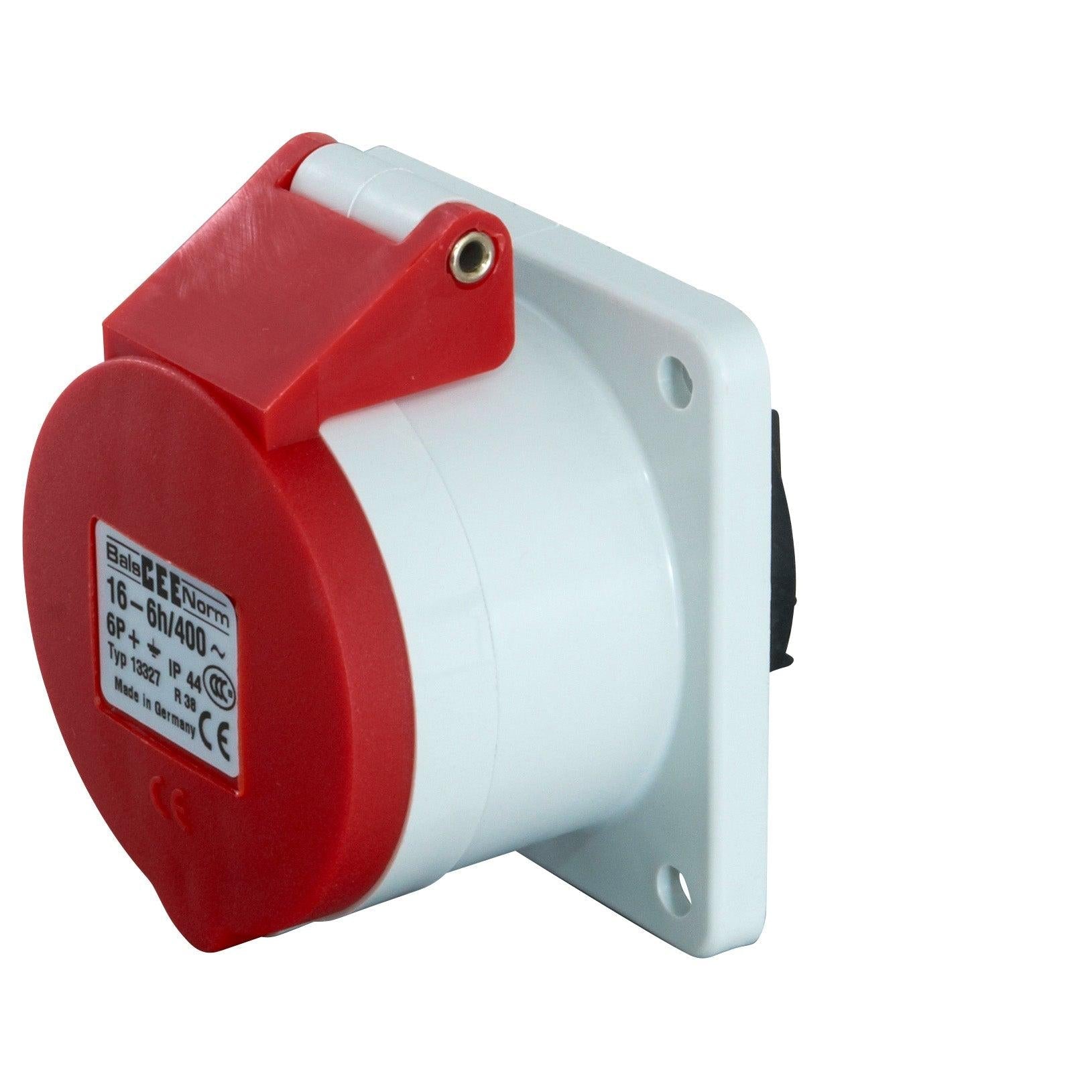 PFT CEE - Anbausteckdose 7 x 16A 6h rot - PFT - Profi.de