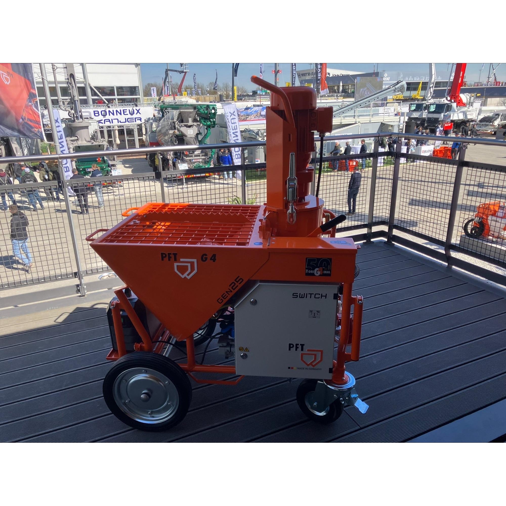 PFT G4 Screed80 SRP - mit Füllstandssonde, Gummi - Mischrohr. Druckerhöhungspumpe - PFT - Profi.de