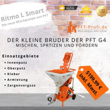 PFT RITMO L FC - 230 smart 230 V, 1 Ph, 50 Hz - PFT - Profi Verputzmaschinen kaufen