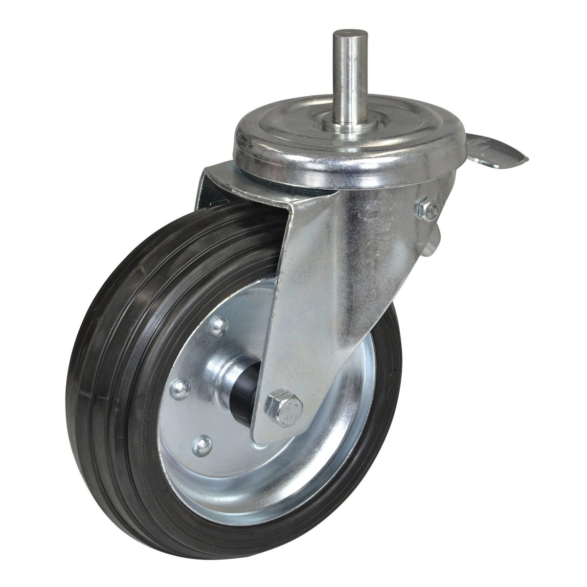 PFT Stopp-Lenkrolle 230 mm mit Stahlfelge