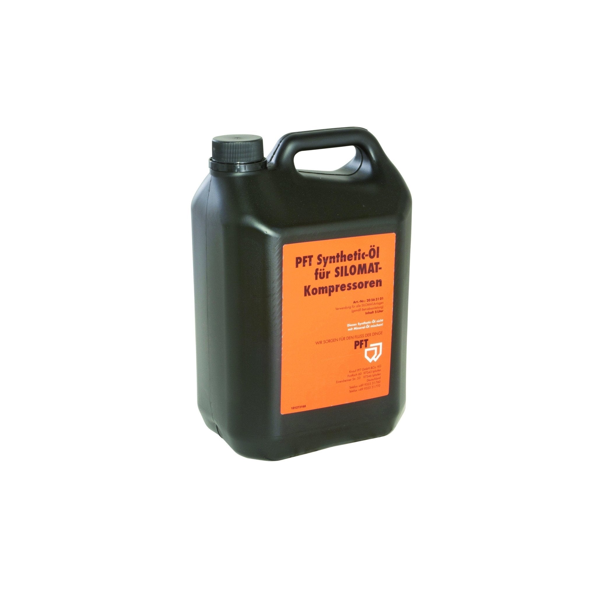 PFT Synthetik - SILOMAT - Öl - 5 Liter – Kompressor DP 2.100/2.140 - PFT - Profi Verputzmaschinen kaufen