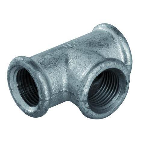 PFT T-Stück 1/2" IG verzinkt