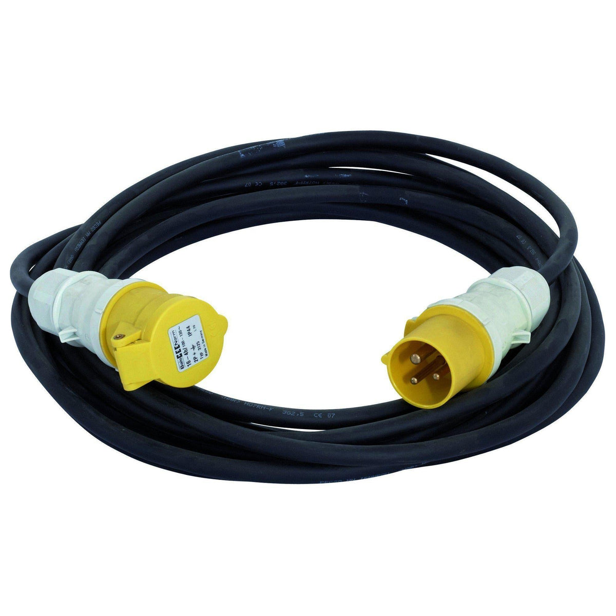 PFT Verlängerungskabel 3 x 2,5 mm², YEL 3-16 A - 10 m (110 V, 1 Ph)