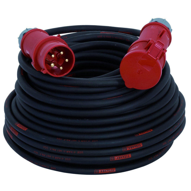 PFT Verlängerungskabel 5 x 4 mm², RED 5 - 32 A - 50 m (400 V, 3 Ph) - PFT - Profi Verputzmaschinen kaufen