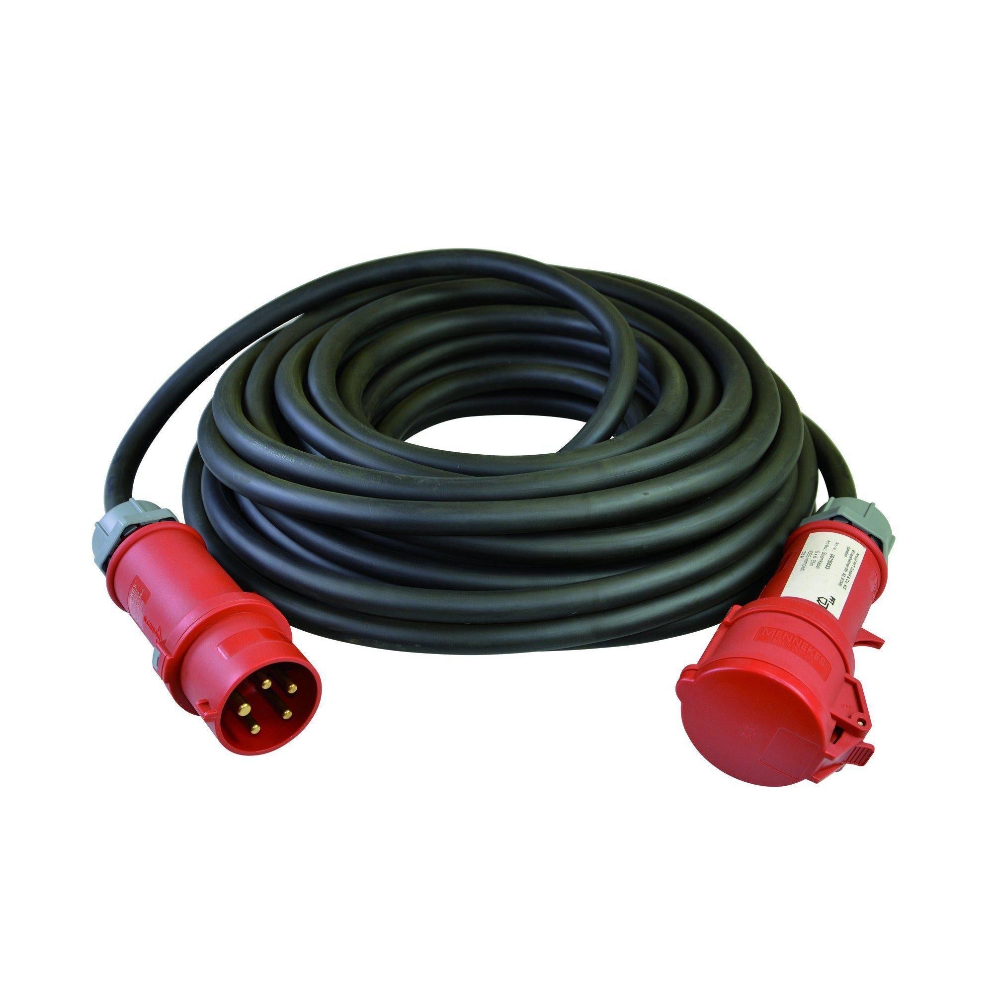 PFT Verlängerungskabel 5 x 6 mm², RED 5 - 32 A - 25 m (400 V, 3 Ph) - PFT - Profi Verputzmaschinen kaufen