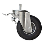 Umrüstsatz Lufträder (3x Lenkrolle, 1x Stopp - Lenkrolle) - PFT - Profi.de