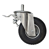 Umrüstsatz Lufträder (3x Lenkrolle, 1x Stopp - Lenkrolle) - PFT - Profi.de