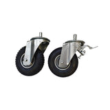 Umrüstsatz Lufträder (3x Lenkrolle, 1x Stopp - Lenkrolle) - PFT - Profi.de