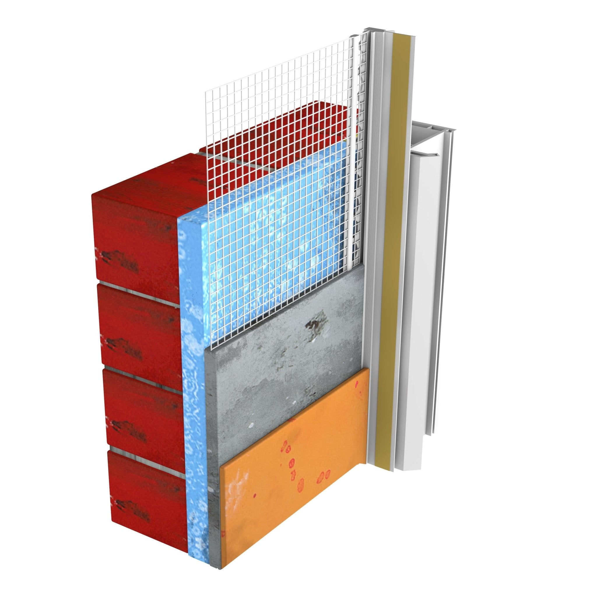 VWS - Kombi Laibungsprofil PVC mit Lippe - PFT - Profi Verputzmaschinen kaufen