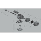 Knauf PFT GmbH & Co. KG-00595463-PFT Reparatursatz für Getriebemotor ZF20, 28 U/min Klemmbrettgehäuse-Reparatursatz für Getriebemotor-EAN 4003976453630-PFT-profi.de